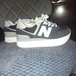 New balance 574+ plus platform sneakers